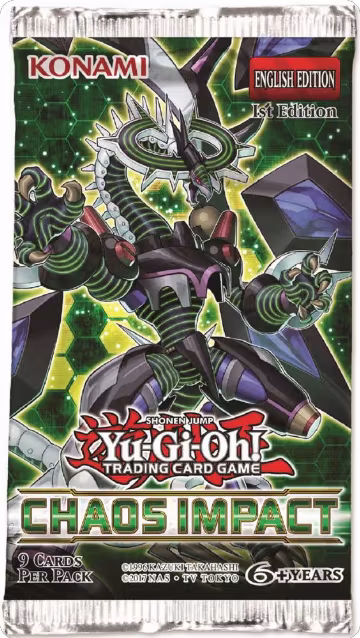 Chaos Impact Booster Pack, Chaos Impact — Yu-Gi-Oh! sealed product price