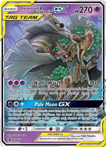 Trevenant & Dusknoir GX - SM217 (SM217), SM Promos — Pokémon card price