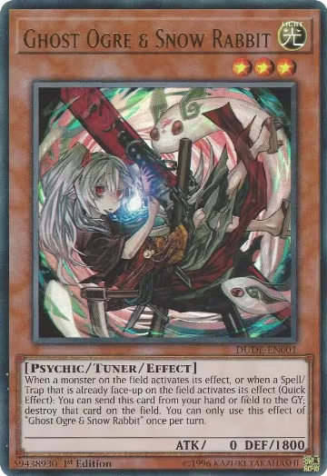 Ghost Ogre & Snow Rabbit (DUDE-EN001), Duel Devastator — Yu-Gi-Oh! card price