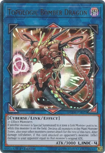 Topologic Bomber Dragon (DUDE-EN025), Duel Devastator — Yu-Gi-Oh! card price