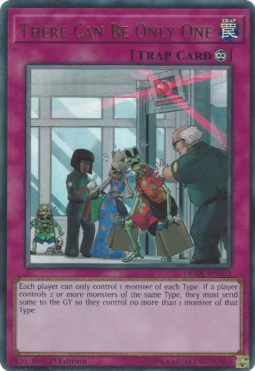 There Can Be Only One (DUDE-EN053), Duel Devastator — Yu-Gi-Oh! card price