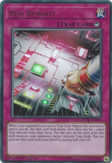 Red Reboot (DUDE-EN056), Duel Devastator — Yu-Gi-Oh! card price