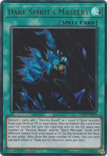 Dark Spirit's Mastery (LED5-EN004) — card price