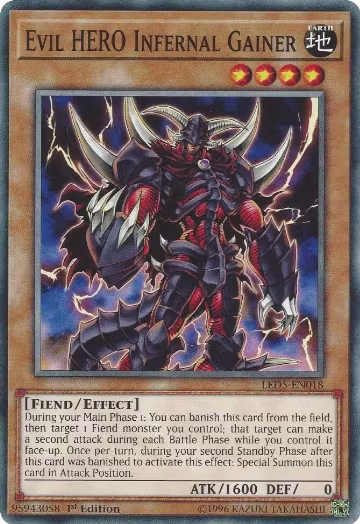 Evil HERO Infernal Gainer (LED5-EN018), Legendary Duelists: Immortal Destiny — Yu-Gi-Oh! card price