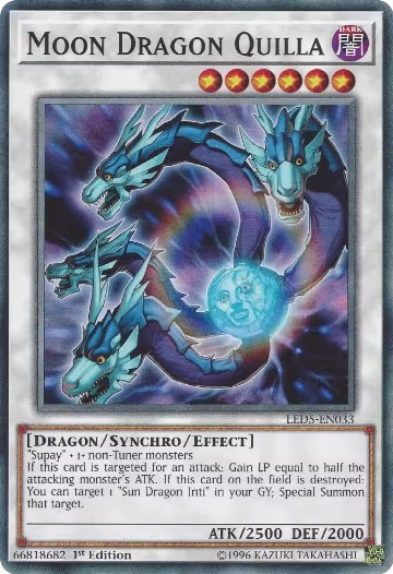 Moon Dragon Quilla (LED5-EN033), Legendary Duelists: Immortal Destiny — Yu-Gi-Oh! card price