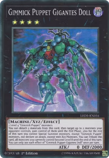 Gimmick Puppet Gigantes Doll (LED5-EN034), Legendary Duelists: Immortal Destiny — Yu-Gi-Oh! card price