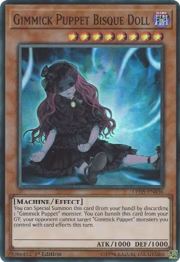 Gimmick Puppet Bisque Doll (LED5-EN036), Legendary Duelists: Immortal Destiny — Yu-Gi-Oh! card price