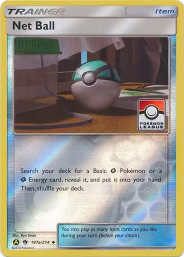 Net Ball (Pokemon League) - 187a/214 (187a/214), League & Championship Cards — Pokémon card price