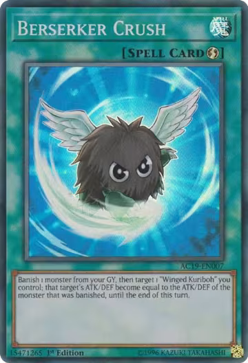 Berserker Crush (AC19-EN007), Advent Calendar 2019 — Yu-Gi-Oh! card price