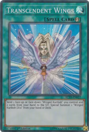 Transcendent Wings (AC19-EN022), Advent Calendar 2019 — Yu-Gi-Oh! card price