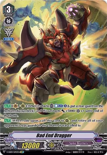 Bad End Dragger (SP) (V-EB09/SP03EN), V-EB09: The Raging Tactics — Vanguard card price
