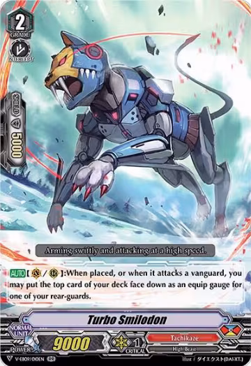 Turbo Smilodon (V-EB09/010EN), V-EB09: The Raging Tactics — Vanguard card price