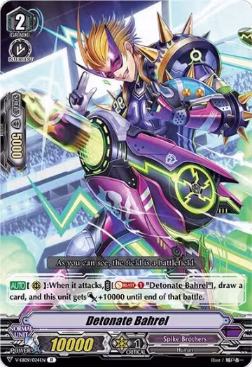 Detonate Bahrel (V-EB09/024EN), V-EB09: The Raging Tactics — Vanguard card price