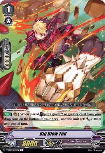 Big Blow Ted (V-EB09/027EN), V-EB09: The Raging Tactics — Vanguard card price