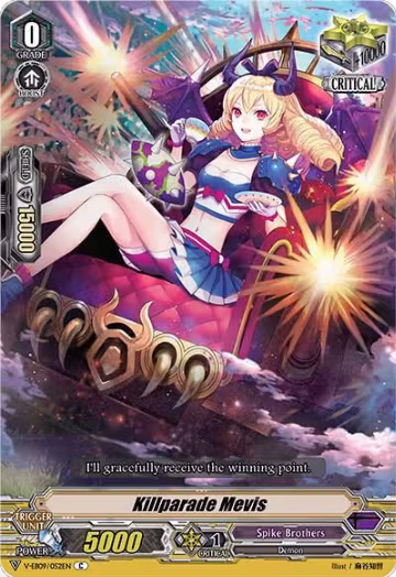 Killparade Mevis (V-EB09/052EN), V-EB09: The Raging Tactics — Vanguard card price