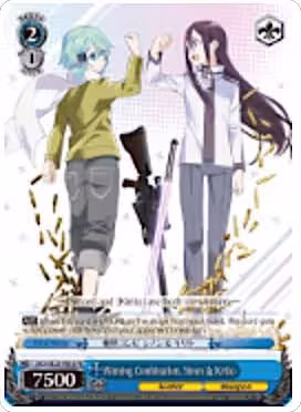 Winning Combination, Sinon & Kirito (Alternate Art) (SAO/SE23-PE03 PR), Sword Art Online II — Weiß Schwarz card price