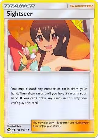 Sightseer - 189a/214 (189a/214), Alternate Art Promos — Pokémon card price
