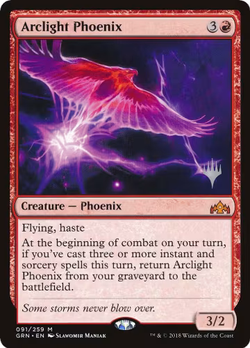 Arclight Phoenix (91), Promo Pack: Throne of Eldraine — Magic card price
