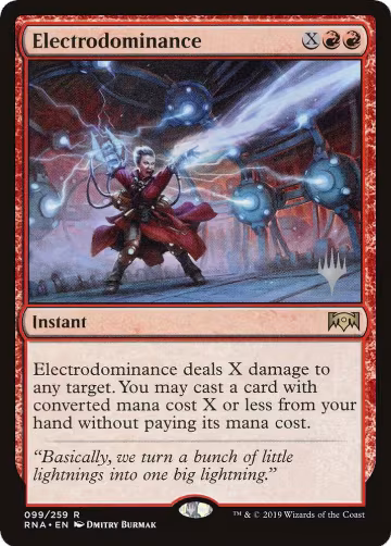 Electrodominance (99), Promo Pack: Throne of Eldraine — Magic card price