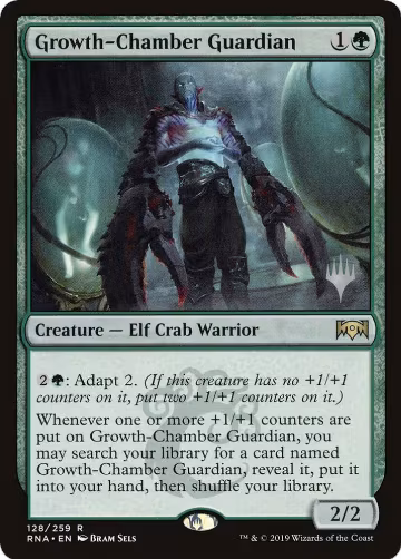 Growth-Chamber Guardian (128), Promo Pack: Throne of Eldraine — Magic card price