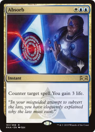 Absorb (151), Promo Pack: Throne of Eldraine — Magic card price
