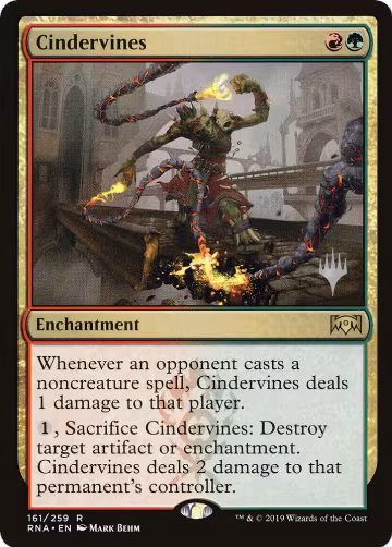 Cindervines (161), Promo Pack: Throne of Eldraine — Magic card price