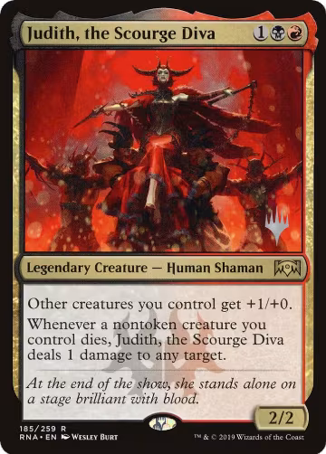 Judith, the Scourge Diva (185), Promo Pack: Throne of Eldraine — Magic card price