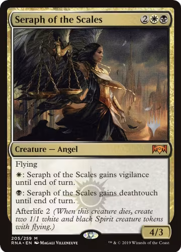 Seraph of the Scales (205), Promo Pack: Throne of Eldraine — Magic card price