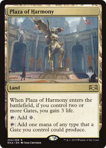 Plaza of Harmony (254), Promo Pack: Throne of Eldraine — Magic card price