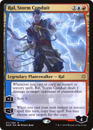 Ral, Storm Conduit (211), Promo Pack: Throne of Eldraine — Magic card price