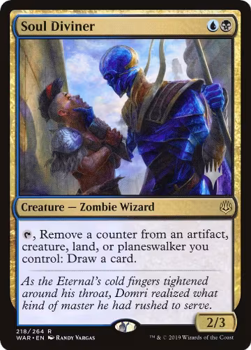 Soul Diviner (218), Promo Pack: Throne of Eldraine — Magic card price