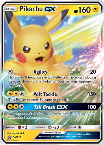 Pikachu GX - SM232 (SM232), SM Promos — Pokémon card price