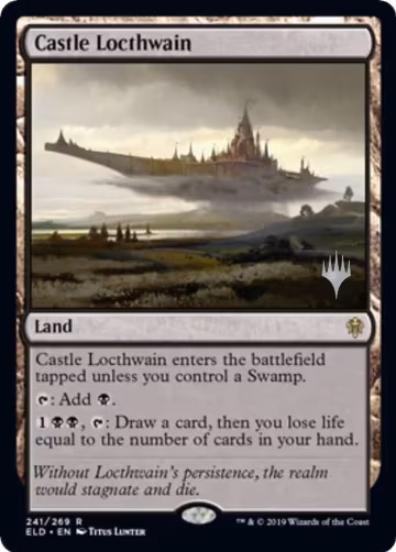 Castle Locthwain (241), Promo Pack: Throne of Eldraine — Magic card price