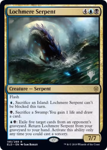 Lochmere Serpent (195), Promo Pack: Throne of Eldraine — Magic card price