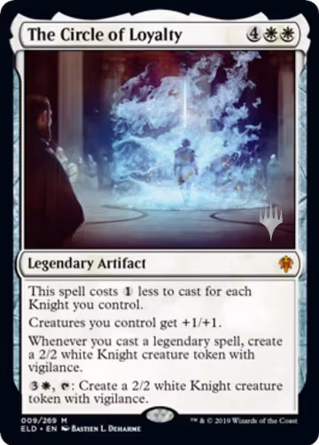 The Circle of Loyalty (9), Promo Pack: Throne of Eldraine — Magic card price