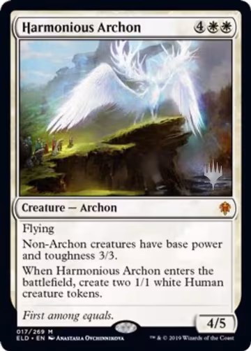 Harmonious Archon (17), Promo Pack: Throne of Eldraine — Magic card price