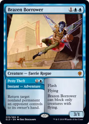 Brazen Borrower (39), Promo Pack: Throne of Eldraine — Magic card price