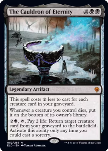 The Cauldron of Eternity (82), Promo Pack: Throne of Eldraine — Magic card price