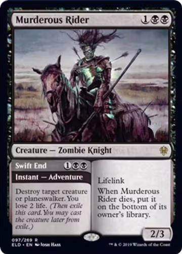 Murderous Rider (97), Promo Pack: Throne of Eldraine — Magic card price