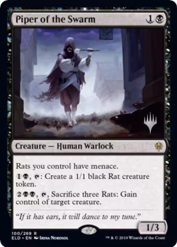 Piper of the Swarm (100), Promo Pack: Throne of Eldraine — Magic card price