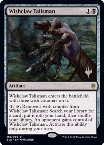 Wishclaw Talisman (110), Promo Pack: Throne of Eldraine — Magic card price