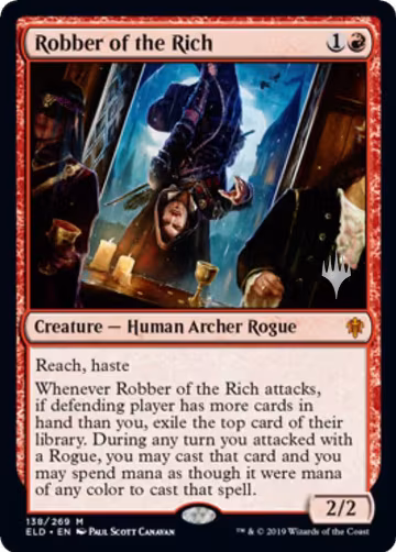 Robber of the Rich (138), Promo Pack: Throne of Eldraine — Magic card price