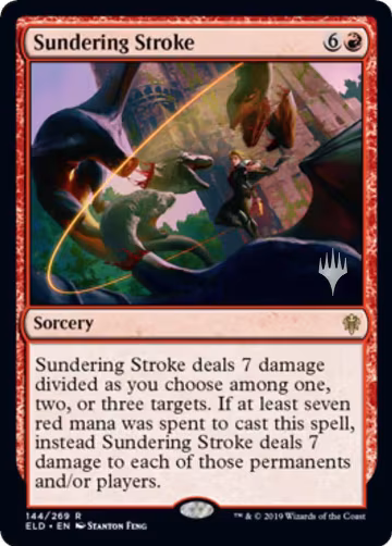 Sundering Stroke (144), Promo Pack: Throne of Eldraine — Magic card price