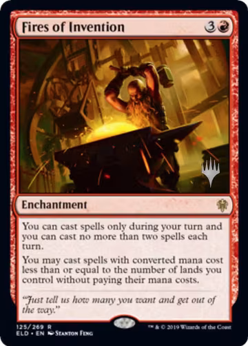 Fires of Invention (125), Promo Pack: Throne of Eldraine — Magic card price