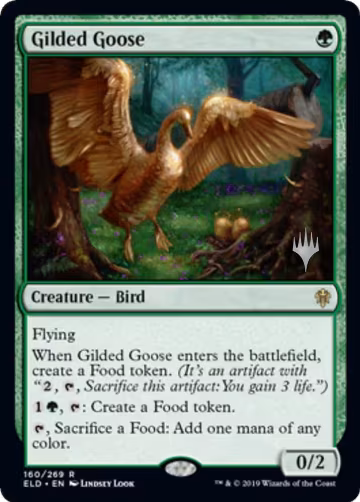 Gilded Goose (160), Promo Pack: Throne of Eldraine — Magic card price