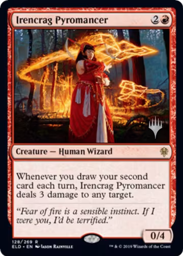 Irencrag Pyromancer (128), Promo Pack: Throne of Eldraine — Magic card price