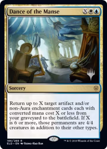 Dance of the Manse (186), Promo Pack: Throne of Eldraine — Magic card price