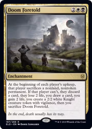 Doom Foretold (187), Promo Pack: Throne of Eldraine — Magic card price