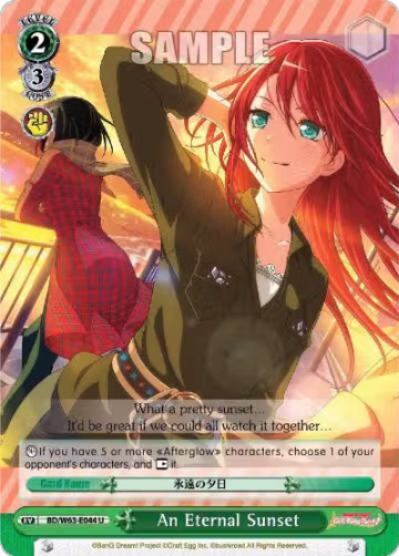 An Eternal Sunset (BD/W63-E044 U), BanG Dream! Girls Band Party! Vol.2 — Weiß Schwarz card price
