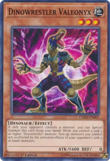Dinowrestler Valeonyx (CHIM-EN007), Chaos Impact — Yu-Gi-Oh! card price